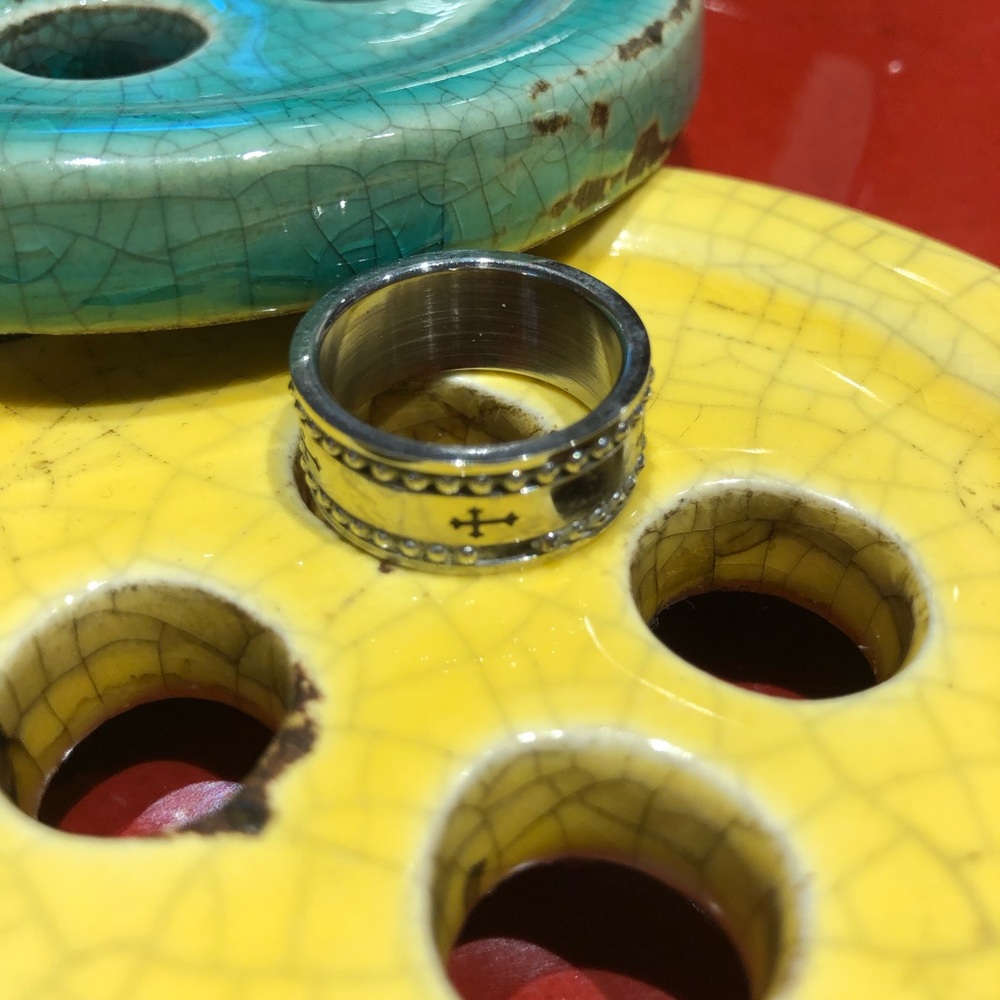 Silver Cross Ring!